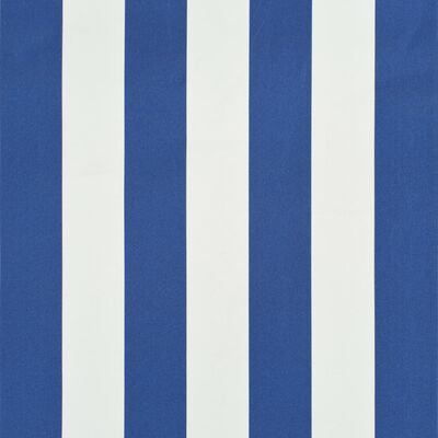 vidaXL Einziehbare Markise 100×150 cm Blau und Weiß