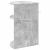 vidaXL Beistelltisch Beton Grau 39,7 x 39,7 x 60 cm Holzwerkstoff