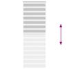 vidaXL Doppelrollo Hellgrau 80x230 cm Stoffbreite 75,9 cm Polyester