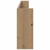 vidaXL Magazinregal 2 pcs Artisan-Eiche 100 x 12 x 30 cm Holzwerkstoff