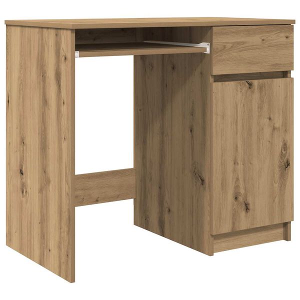 vidaXL Schreibtisch Artisan-Eiche 86x49x76 cm Holzwerkstoff