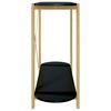 vidaXL Konsolentisch Schwarz 110x38x75 cm Holzwerkstoff
