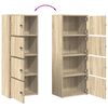 vidaXL B&uuml;cherregal Sonoma-Eiche 40x24x102 cm Holzwerkstoff