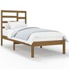 vidaXL Massivholzbett ohne Matratze Honigbraun 75x190 cm