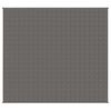 vidaXL Gewichtsdecke Grau 200x230 cm 9 kg Stoff