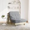 vidaXL Futon Schlafsofa mit Matratze 80x206x11 Kiefernholz Imprägniert
