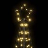 vidaXL LED Weihnachtsbaum 200 LEDs Warmweiß 180 cm
