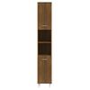 vidaXL Badschrank Braun Eichen-Optik 30x30x179 cm Holzwerkstoff