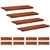 vidaXL Treppenstufen 12 stk. 90 x 30 x 2 cm Braun Massivholz Buche