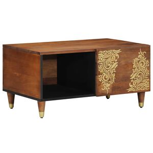 vidaXL Couchtisch Honigbraun 80 x 50 x 40 cm Massivholz Mango