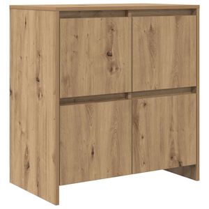 vidaXL Sideboard Artisan-Eiche 70 x 41 x 75 cm Holzwerkstoff