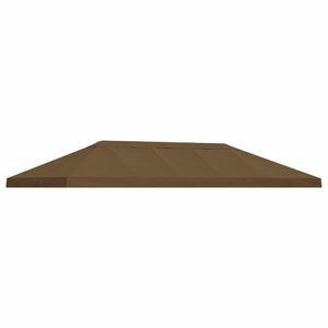 vidaXL Pavillon-Blendenbezug 6 x 3 m Taupe Polyester 190