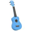 vidaXL Sopran-Ukulele-Set mit Tasche für Kinder Babyblau 21"