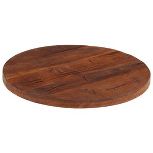 vidaXL Tischplatte &Oslash; 40x2,5 cm Rund Altholz Massiv