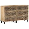 vidaXL Beistellschr&auml;nke 2 Stk. 60x33x75 cm Massivholz Mango