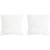 vidaXL Kopfkissen 2 stk. 50 x 50 cm Bambusfaser Wei&szlig;