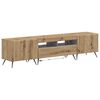 vidaXL LED-TV-Schrank BREDA 3 stk. Artisan-Eiche Holzwerkstoff