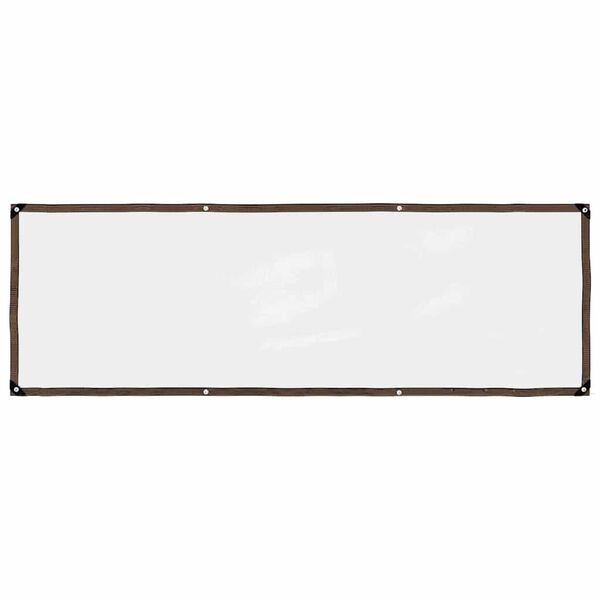 vidaXL Transparente Plane mit &Ouml;sen 1x3 m Polyethylen