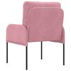 vidaXL Sofas mit Kissen 55cm Rosa Sperrholz