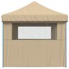 vidaXL Party-Zelt Beige 292 x 440 x 315 cm Oxford-Stoff