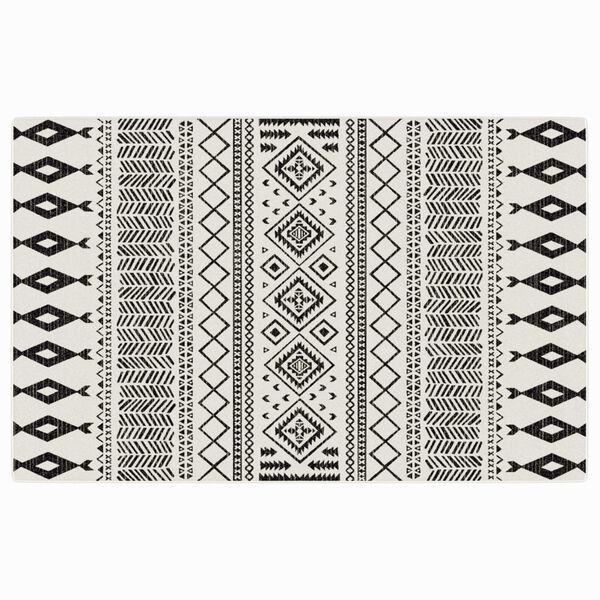 vidaXL Indoor & Outdoor Teppich Mehrfarbig 190x300 cm Rutschfest