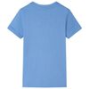 Kinder-T-Shirt Mittelblau 128