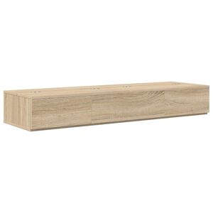 vidaXL Studiotisch Sonoma 152 x 40 x 19,5 cm Holzwerkstoff