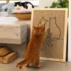 Designed by Lotte Katze Kratzbrett Poezels 70x50x2 cm Holz