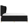 vidaXL Boxspringbett mit Matratze Dunkelgrau 90x190 cm Schwarz