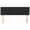 vidaXL Kopfteile 2 Stk. Schwarz 72x5x78/88 cm Kunstleder