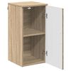 vidaXL Badezimmerschrank Wandmontiert Sonoma-Eiche 30 x 31,5 x 61 cm
