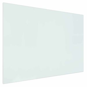 vidaXL Feuerstelle Glasplatte Transparent 80 x 60 cm Glas