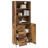 vidaXL Highboard mit Schubladen 2 pcs Altholz Holzwerkstoff