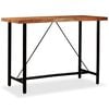 vidaXL Bartisch Akazie Massivholz 150 x 70 x 107 cm