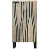 vidaXL Sideboard Weiß 40 x 33 x 75 cm massives Mangoholz