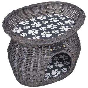 Kuschelh&ouml;hle f&uuml;r Katzen Haustiere mit Kissen Weide