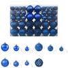 vidaXL 100-tlg. Weihnachtskugel-Set Blau