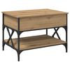 vidaXL Couchtisch Artisan-Eiche 70x50x50cm Holzwerkstoff