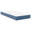vidaXL Bettmatratze mit Matratze Blau 90 x 200 cm Stoff