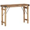 vidaXL Beistelltisch Braun 110 x 35 x 76 cm Massives upgecyceltes Holz