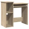 vidaXL Schreibtisch mit Regalen Sonoma-Eiche 84x40x78 cm Holzwerkstoff