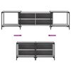 vidaXL TV-Schrank Grau Sonoma 203x37x50 cm Holzwerkstoff