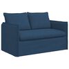 vidaXL Sofa 2 pcs Blau Gesamtabmessungen: 136 x 82 x 85 cm (B x T x H)