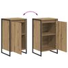 vidaXL Sideboard Kunsthandwerk Eiche 43 x 36 x 75,5 cm Holzwerkstoff