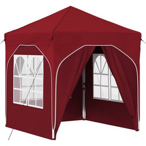 vidaXL Pop-up Partyzelt 192 x 192 x 245 cm Bordeauxrot
