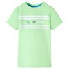 Kinder T-Shirt Neongr&uuml;n 140