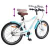 vidaXL Kinderfahrrad 18 Zoll f&uuml;r 5-7 Jahre alt Himmelblau