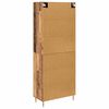 vidaXL Highboard 2 pcs Altholz Holzwerkstoff