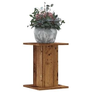 vidaXL Pflanzenst&auml;nder 2 Stk. Altholz-Optik 30x30x40 cm Holzwerkstoff