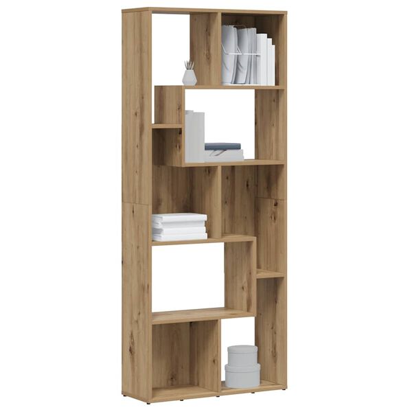 vidaXL B&uuml;cherregal Artisan Eiche 67 x 24 x 161 cm Holzwerkstoff